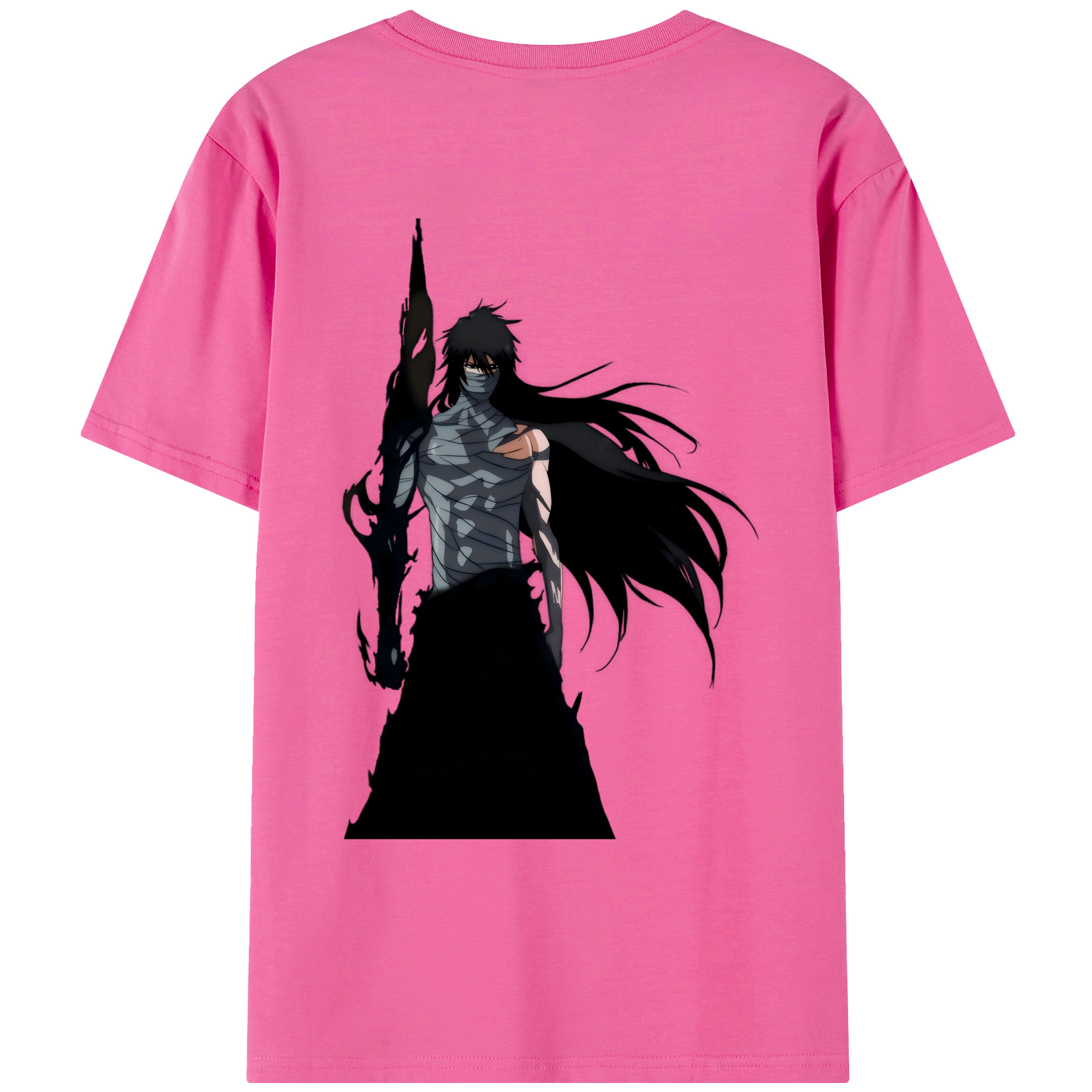 （画像用） ブリーチ 黒崎一護（くろさき いちご）BLEACH Kurosaki Ichigo レディース半袖Tシャツ(バックプリント)